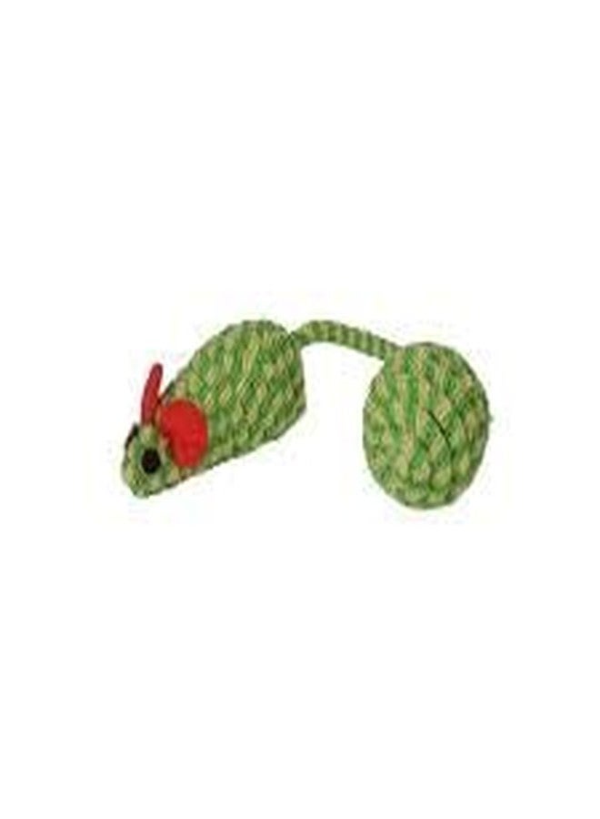 Smart Pups Mouse Shape Cat Rope Toy for All Cats and Small Dog Colour May Very Pack of 1 Pcs - Image 2